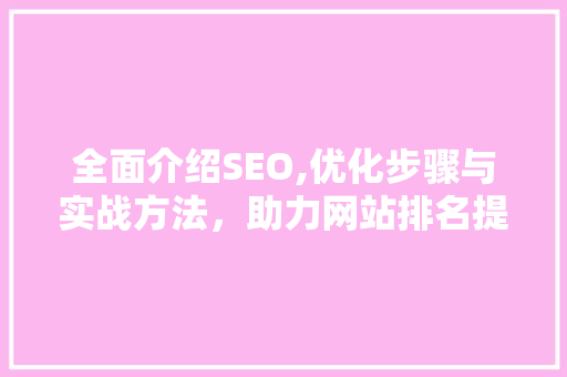 全面介绍SEO,优化步骤与实战方法，助力网站排名提升