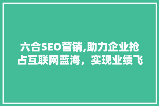 六合SEO营销,助力企业抢占互联网蓝海，实现业绩飞跃