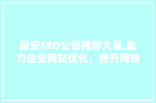 延安SEO公司推荐火星,助力企业网站优化，提升网络影响力
