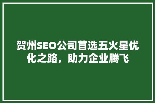 贺州SEO公司首选五火星优化之路，助力企业腾飞