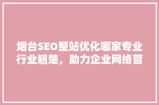 烟台SEO整站优化哪家专业行业翘楚，助力企业网络营销腾飞