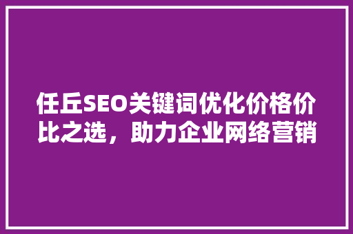 任丘SEO关键词优化价格价比之选，助力企业网络营销
